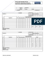 Planilla de Juego Ajustada e Instructivo de Fútbol de Salón