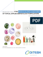 Whitepaper - Alternative in Vitro Bioequivalence Assessment of Topical Applied Dermatology Formulations