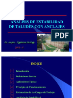 ANÁLISIS DE ESTABILIDAD Taludes Con Anclajes PDF