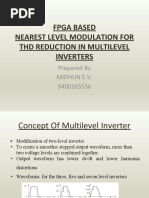 Fpga Based Multilevel Inverter Design