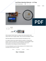 Arduino Based Pulse Induction Detector - LC-Trap - 3 Steps