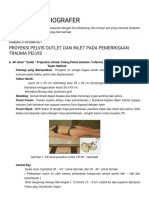 Sahabat Radiografer - Proyeksi Pelvis Outlet Dan Inlet Pada Pemeriksaan Trauma Pelvis