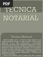 Técnica Notarial