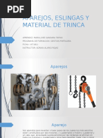 Aparejos, Eslingas y Material de Trinca