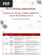 Synonyms Ielts Writing Task 2 Adjectives PDF