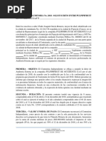 Contrato de Auditoria