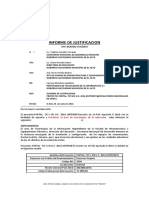 Informe de Justificacion