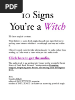 10 Signs You're A Witch Resource PDF