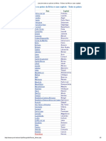 Lista de Todos Os Países Da África - Países Da África e Suas Capitais