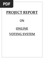 Project Report: Online Voting System