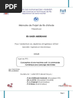 Conception D'une Machine Outil - ES-SAIDI Abdelhak - 2991 PDF