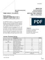 IRFF110 JANTX2N6782 Hexfet Transistors JANTXV2N6782 THRU-HOLE (TO-205AF) REF:MIL-PRF-19500/556 100V, N-CHANNEL