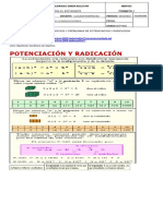 Potenciacion y Radicacion