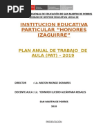 Relación Del Calendario Cívico Escolar de La I