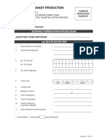 Borang Permohonan Kerja 2019 & 2020