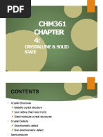 CHM361-CHAPTER 3 Crystalline & Solid State