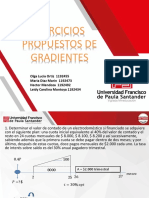 Ejercicios de Gradientes