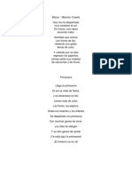 Poesias de Marzo