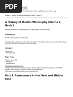 A History of Muslim Philosophy Volume 2, Book 8