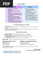 Two Characteristics of Goods: Example of Public Goods: Example of Common Resources