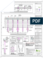 Typical Foundation Layout Plan at Expansion Gap at Every 30Mtr