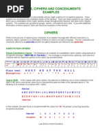 FBI Codes Ciphers and Concealments Example