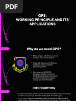 GPS: Working Principle and Its Applications