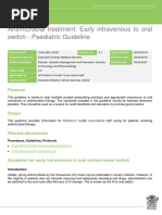 Antibiotic Conversion