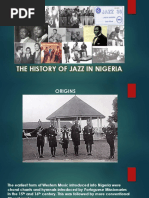 History of Nigerian Jazz