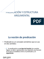 Predicacion y Estructura Argumental