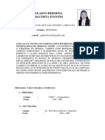 CV Gladys PDF