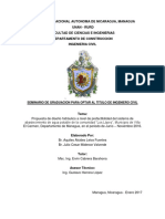 Diseño de Proyecto de Agua y Saneamiento PDF