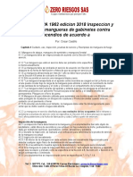 Apartes Nfpa 1962 Inspeccion y Prueba Mangueras Contra Incendios