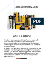 Primary and Secondary Cells PP