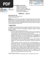 Sentencia Aumento de Alimentos