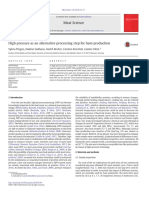 High Pressure As An Alternative Processing Step For Ham Production