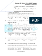 Assignment 2 Straight Lines Mathongo PDF