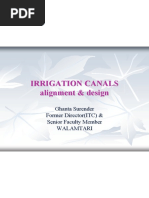 Irrigation Canals Alignment & Design