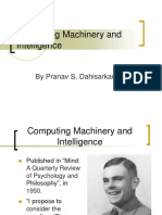 Computing Machinery and Intelligence