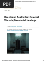 Decolonial Aesthesis