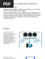 Concepto y Niveles de Virtualización