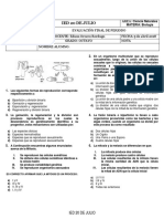 Evaluacion Reproduccion en Los Seres Vivos Octavo