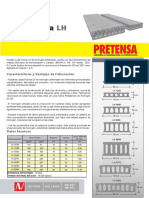 02-Ficha Tecnica Losas Huecas LH Pretensa 2018