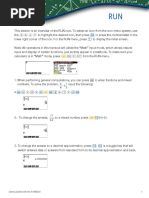 01 CASIO QuickStartGuide Fx-9860GII Basic Calculation (RUM-MAT Mode)