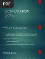 Corporation Code: Atty. Aaron Bailey G. Santos