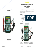 Manual Teste de Sensores para Injecao Eletronica Tsi 2000 Planatc