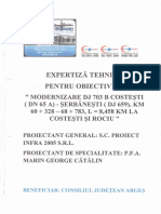 Expertiza Tehnica DJ 703 B Costesti Serbanesti PDF