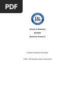 Business Finance II (Content) PDF