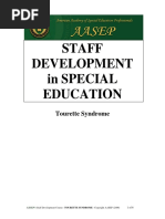 Staff Development in Special Education: Tourette Syndrome