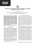 Detection and Classification of Plant Leaf Diseases Using Image Processing Techniques: A Review